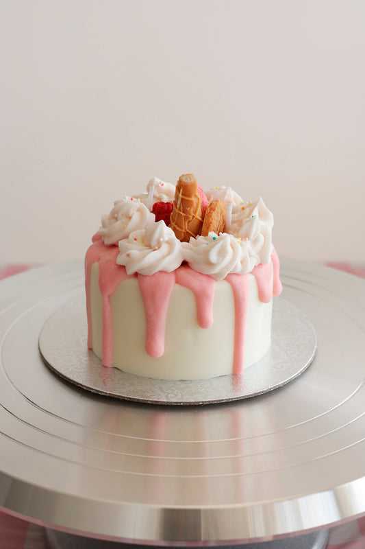 Bento Cake Candle - Candy Floss